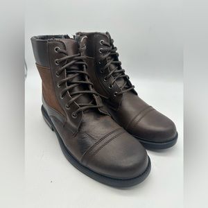 Arizona Jean Company Mens Brown Chukka Leather Boots Size 8.5